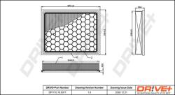 Dr! ve+ Filtru aer Dr! ve+ DP1110.10. 0071 (DP1110.10.0071) - automobilus