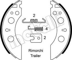 METELLI Set saboti frana METELLI 53-0592 - automobilus