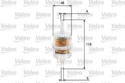 VALEO filtru combustibil VALEO 587005 (587005)