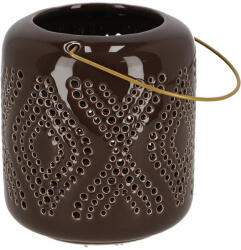 Esschert Design Kerámia lámpás, barna, 13 cm (TR011-B)