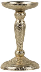 Mars & More Nyomott mintás fém gyertyatartó, pezsgőarany színű, 17 cm (GNKLBG17)