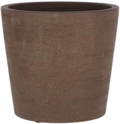 Esschert Design Terrakotta virágcserép, sötétbarna, 25 cm átmérőjű (PP014)