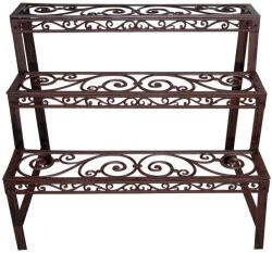 Esschert Design Öntöttvas virágtartó állvány, 75 x 65 cm (BPH33) - kertesotthonbolt