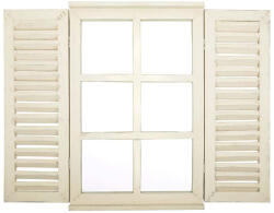 Esschert Design Antik hatású festett bézs tükör, 39 x 59 cm (WD35)