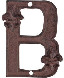 Esschert Design Öntöttvas házszám, B (DB62-B)