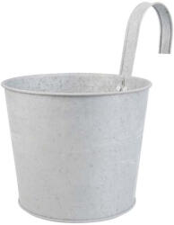Esschert Design Felakasztható cink virágcserép, 2, 5 literes (OZ02) - kertesotthonbolt