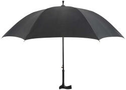Esschert Design Fekete sétapálcás esernyő, 104 cm átmérőjű (TP154-F)