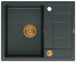 Quadron Morgan 116 black diamond/copper Chiuveta