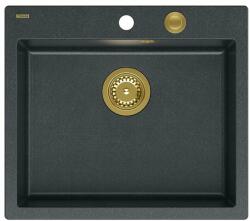 Quadron Morgan 110 black diamond/gold Chiuveta
