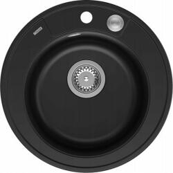 Quadron Morgan 210 carbon black/inox Chiuveta