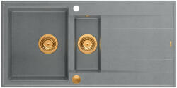 Quadron Unique Evan 156 grey/copper Chiuveta