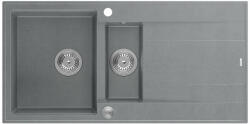 Quadron Unique Evan 156 grey/inox Chiuveta