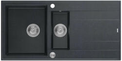 Quadron Unique Evan 156 black diamond/inox Chiuveta