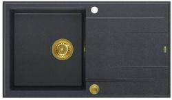 Quadron Evan 111 black diamond/gold Chiuveta