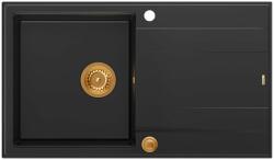Quadron Evan 111 carbon black/copper Chiuveta
