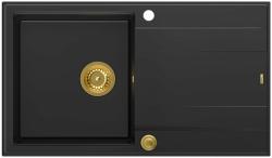 Quadron Evan 111 carbon black/gold Chiuveta