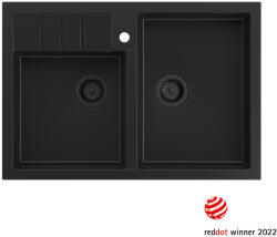 Quadron Bill 120 carbon black Chiuveta