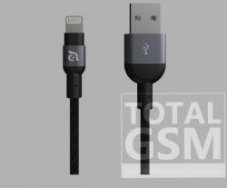 ADAM elements PeAk II 200B Apple iPhone 5 / 5S / SE / 5C / 6 / 6S / 6 Plus / 6S Plus / 7 / 7 Plus / 8 / 8 Plus / X / XS / XS Max / XR / 11 / 11 Pro / 11 Pro Max Lightning-USB adat- és töltőkábel MFi szürke (2 m)