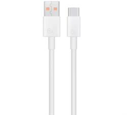 Xiaomi Gyári USB-Type-C Gyorstöltő Adatkábel Fehér 1m 6A