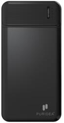 Power bank PURIDEA Q6 - 10 000 mAh gyorstöltő QC3.0 PD 3.0 20W Fekete