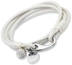 Unique női bőr karkötő-B152PE - Barsi ékszer (B152PE/19)