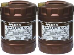 PEMCO 2бр X 10л Трансмисионно масло PEMCO iPOID GL5 LS 75W90 (595 iPOID 75W90 20L)
