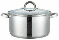 BOHMANN Cratita inox cu capac Bohmann Premium, 20 cm, 3.9 litri, baza groasa aluminiu (BH 1420)