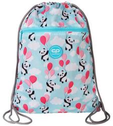 COOLPACK - Vert zsinóros hátizsák, tornazsák - Panda Ballons (E70548)
