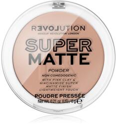 Revolution Relove Super Matte Powder mattító púder árnyalat Beige 6 g