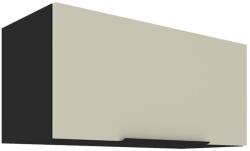 TEMPO KONDELA Felső szekrény, cashmere/fekete, ARAKA 80 GU-36 1F