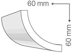 ANRO MN-09 Minimal design holkerléc (mennyezeti szegélyléc) (MN-09)