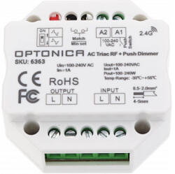  Optonica LED S1-B Triac RF Controller 100-240VAC 1A 1 csatornás 6363 (6363) - ledsziget