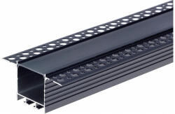 OPTONICA LED profil 72x35mm fekete gipszkarton 2m SZETT fekete borítással 5124 (5124) - ledsziget
