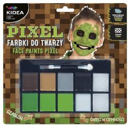 KIDEA arcfesték készlet 10 színű - PIXEL (FDTZPKA)