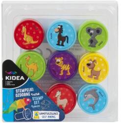 kidea Állatos nyomdakészlet 9 db-os - Delfines (SOB9KA)