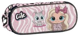 DERFORM Best Friends ovális tolltartó - Cute (P1ABF10) - gigajatek