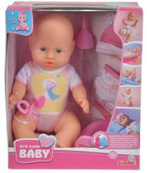 Simba Toys New born baby pisilős baba kiegészítőkkel - Simba Toys (105032485)