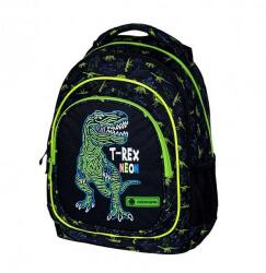 Astra dínós ergonomikus iskolatáska, hátizsák - T-REX Neon (502023064)