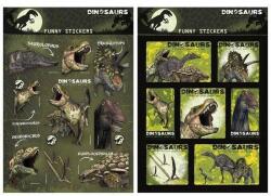 DERFORM Dinoszauruszos matrica szett 16 db-os (NFDN)