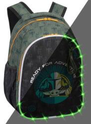 COOLPACK iskolatáska hátizsák LED világítással - Baby Yoda (F110781)