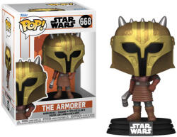 Funko Pop! Disney Star Wars: The Mandalorian - The Amorer #668 Bobble-Head Vinyl Figure