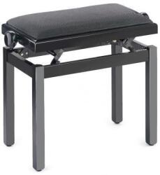 Stagg PB39 Scaun din lemn pentru pian Negru puternic polisat (PB39-BKP-VBK)