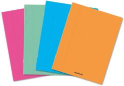 Aurora Caiet A5, 36 file - 80g/mp, liniat stanga, coperta PP transparent color, AURORA - dictando (136PP1L)