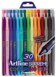 Artline Stilouri Liner ARTLINE Supreme, varf fetru 0.6mm, 30 culori/set (EPFS-210/30W)