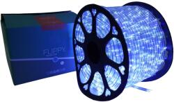 Flippy Instalatie Craciun, 6 m, 144 Led-uri, Furtun Luminos, Alb rece/ Albastru, Transformator, Sectionabila, 220 V, Flippy (110978)