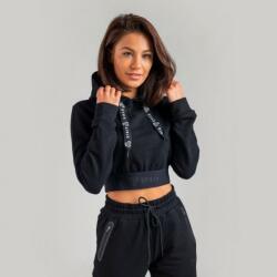 GymBeam STRIX Hanorac pentru femei Essential Cropped Hoodie Black M