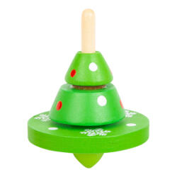 Small Foot fa karácsonyi búgócsiga 1 db zöld (LE11471-1-BZ)