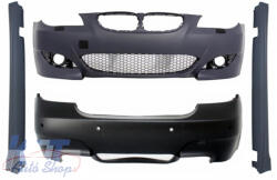 BMW E60 Limuzin PDC-S , LÁMPAMOSÓS M5 Style LÖKHÁRÍTÓ CSOMAG SZETT
