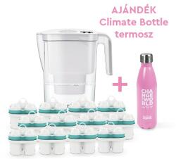 BWT VIDA asztali vízszűrő kancsó 2, 6 L - FEHÉR 12 db Magnesium Mineralized +Zinc vízszűrőbetéttel (815821ZPB)