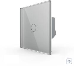 LIVOLO Intrerupator Simplu cu Variator LIVOLO cu Touch Din Sticla - Serie Noua - culoare gri